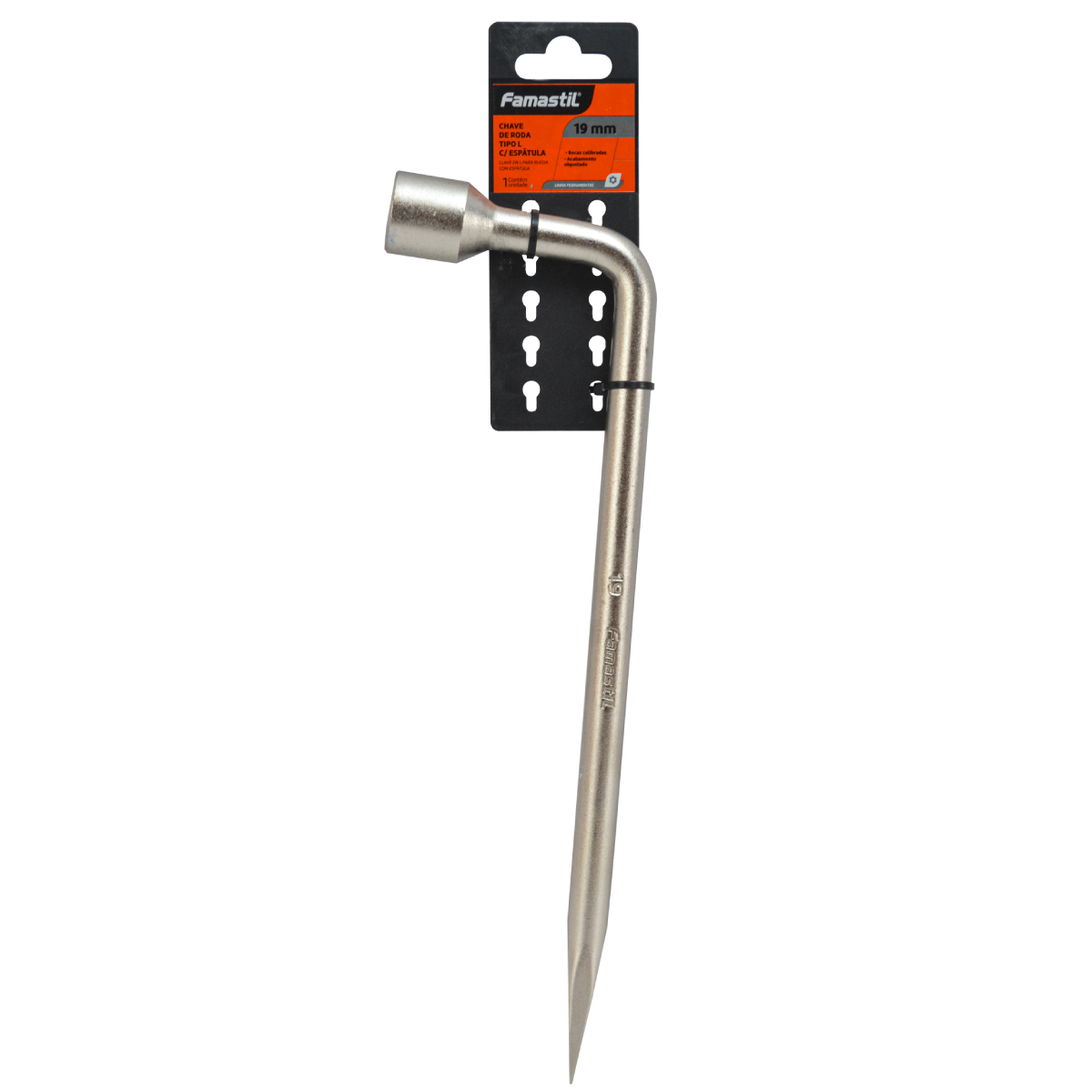 CHAVE RODA L ESPATULA 19MM FAMASTIL