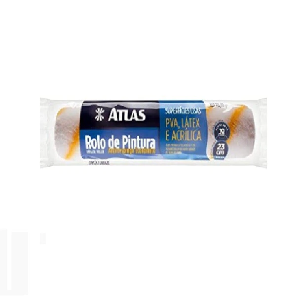 ROLO DE PINTURA ANTIRESPINGO LA SINTETICA 23CM - 773/10 - ATLAS