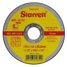 DISCO DE CORTE AR 4.1/2 X 1/16 STARRETTT
