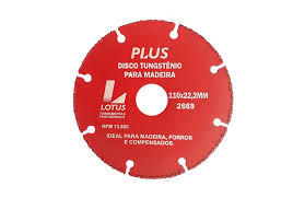 DISCO TUNGSTENIO P/ MADEIRA TYROLIT/LOTUS