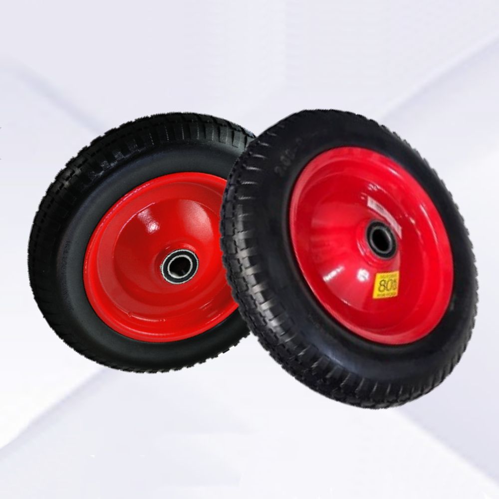 RODA PNEU PU SOLIDO 3,25 X 8 CAP. 130KG LOTUS