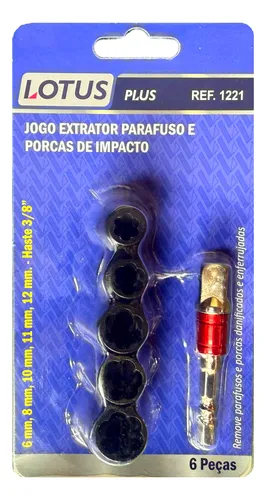 EXTRATOR PARAFUSOS E PORCA IMPACTO REF 1221 LOTUS