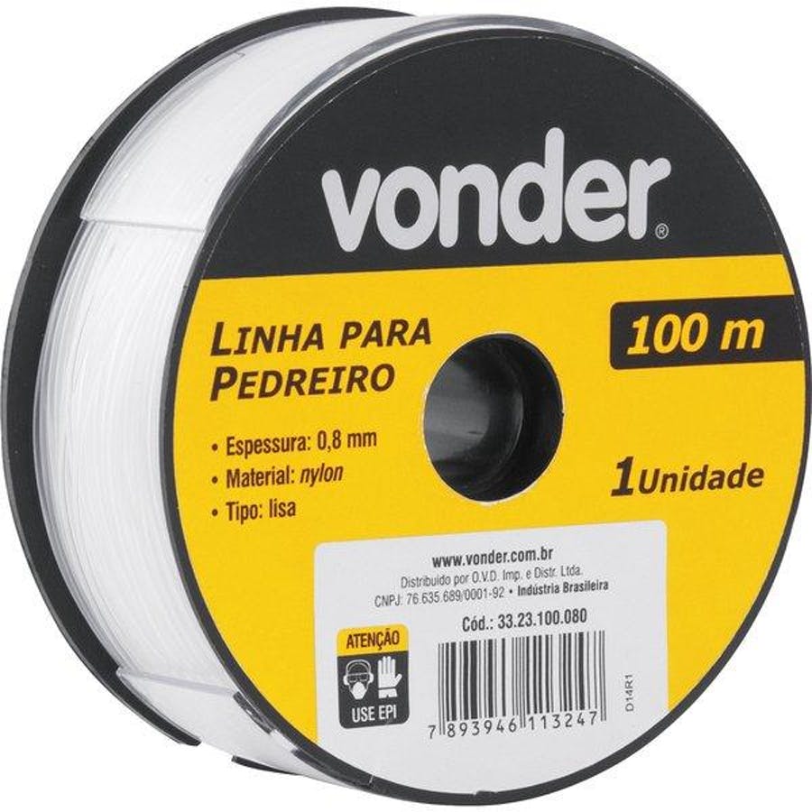 LINHA P/PEDREIRO LISA 100MTS