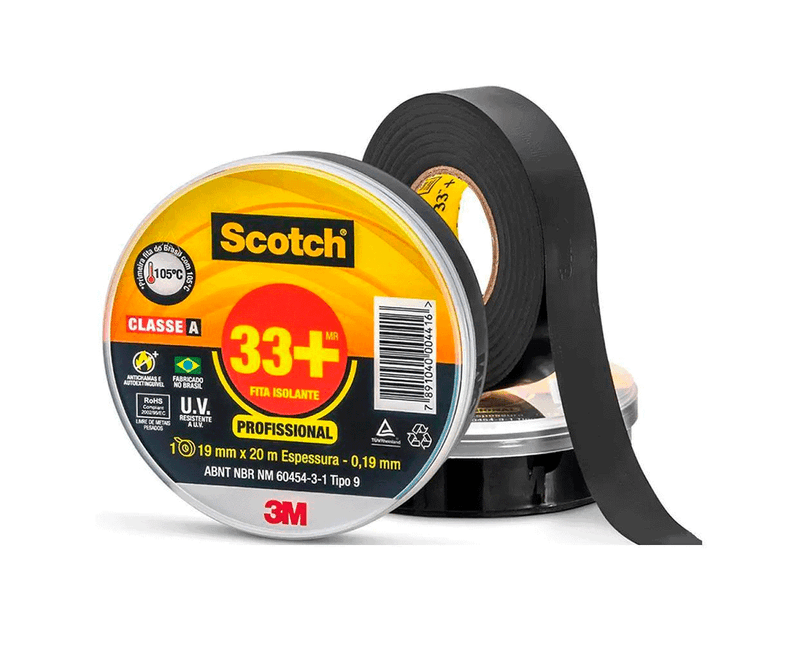 FITA ISOLANTE 33 19MM X 20 MT  SCOTCH