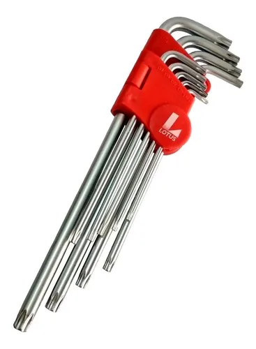 JOGO CHAVE TORX LONGO 9PCS - LOTUS