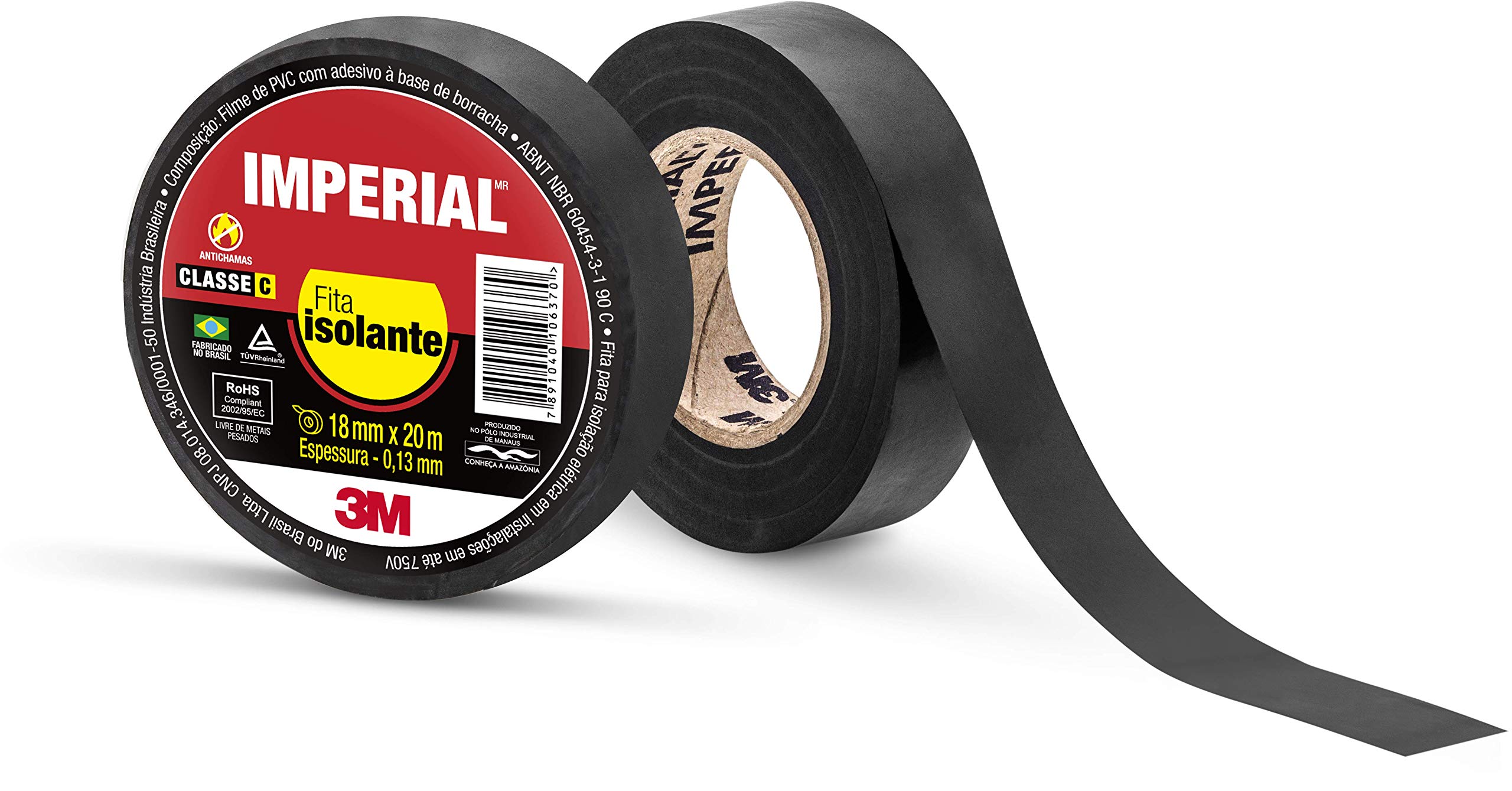 FITA ISOLANTE IMPERIAL 18MM X 10MT 3M