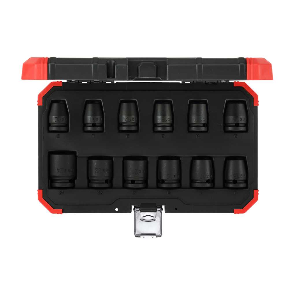 JOGO SOQUETE IMPACTO 1/2 GEDORE RED 12PCS 10A24MM R63003012