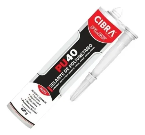 ADESIVO PU 40 PRETO 400G