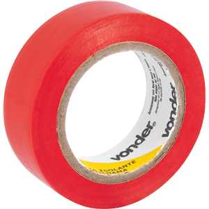 FITA ISOLANTE 19MM X 10MT VERMELHA VONDER