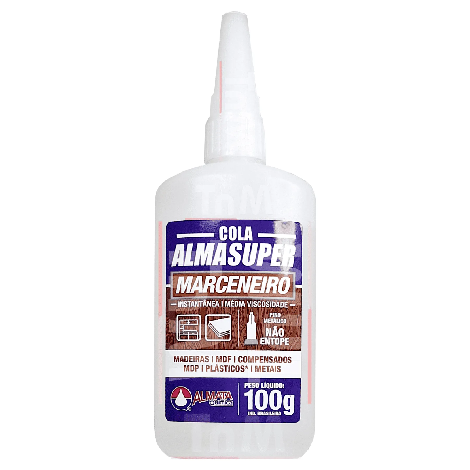 ADESIVO INSTANTANEO PRECISAO 100G ALMASUPER
