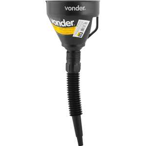 FUNIL PLAST PRETO FLEXIVEL 140MM VONDER