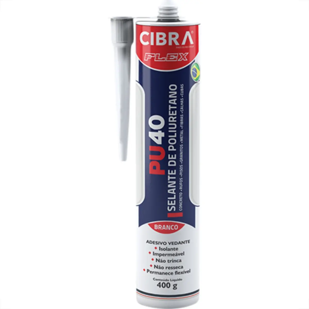 ADESIVO PU 40 BRANCO 400G