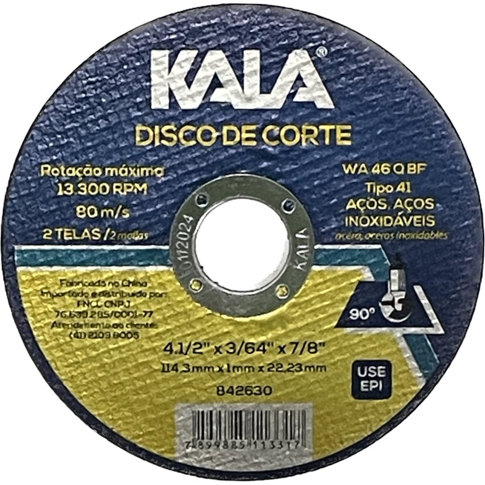 DISCO DE CORTE AR KALA 4.1/2