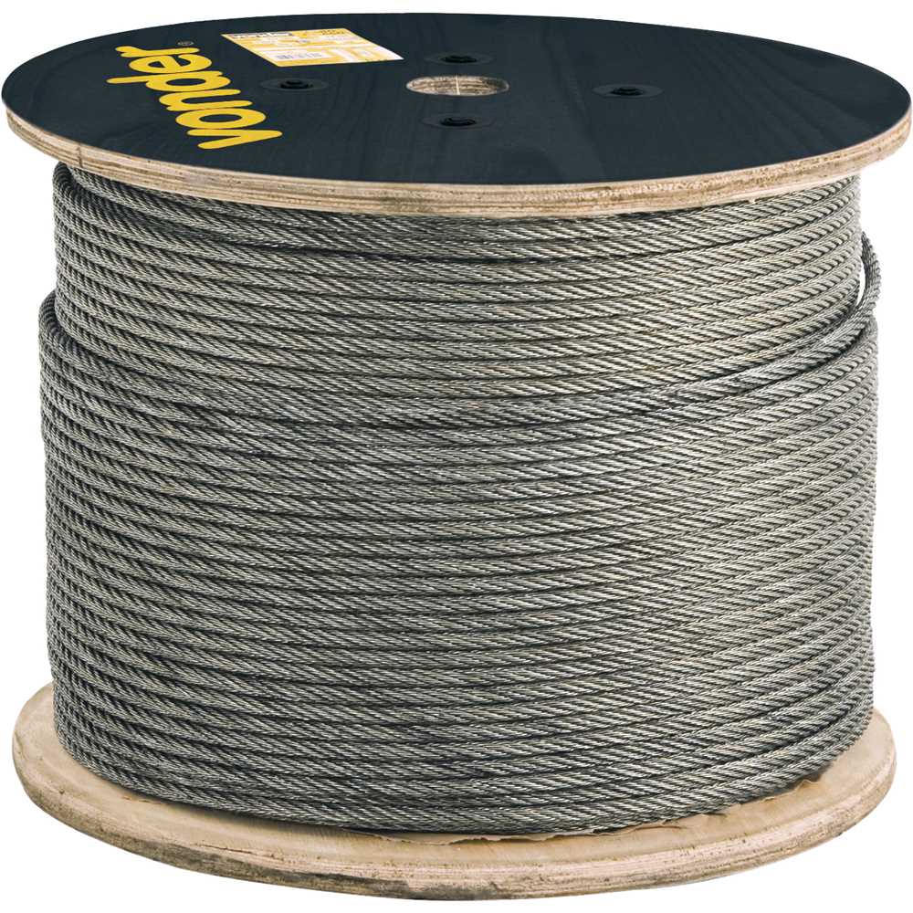 CABO DE ACO 9,5MM (3/8 ) AF POL 6 X 19