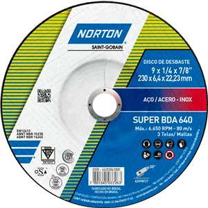 DISCO DESB. P/FERRO BDA640 NORTON 4.1/2