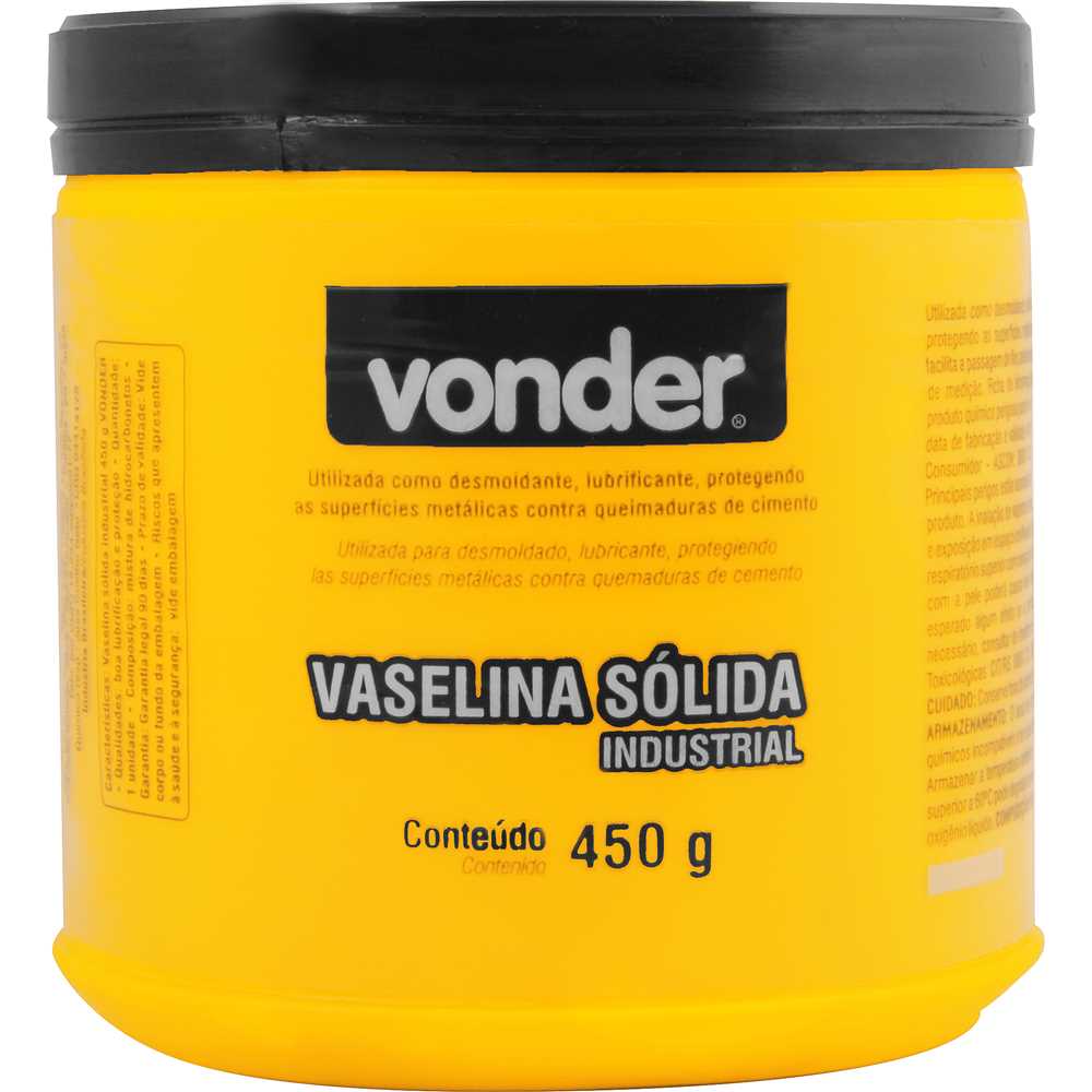 VASELINA SOLIDA VONDER 450GR